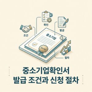 중소기업확인서 발급 조건과 신청 절차