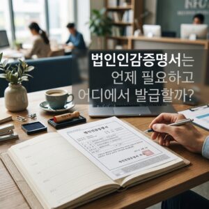 법인인감증명서는 언제 필요하고 어디에서 발급할까?